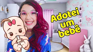 ADOTEI UM BEBÊ FOFINHO NO MOTHER LIFE SIMULATOR | Família Luluca