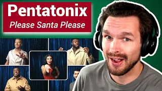 Singer Reacts to Pentatonix's "Please Santa Please"