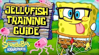 SpongeBob's Jellyfish Training Guide! 🪼| SpongeBob