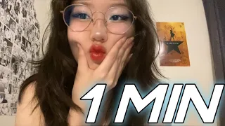 1 MIN ASMR | MY FACE IS PLASTIC❕invisible triggers