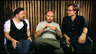 Ricky Gervais, Stephen Merchant and Karl Pilkington: An Idiot Abroad 2 interview