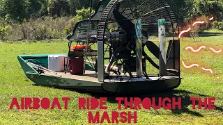 Airboat Adventure  - Dead River- Cowboy Camp to the Ridge !  Full day of riding!