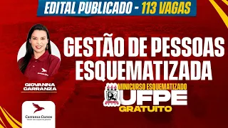 UFPE - Gestão de Pessoas Esquematizada - Mini Curso