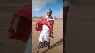 Masaai dancing to Hamba Wena challenge