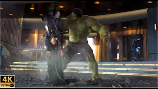 Халк избивает Локи. Hulk beats up Loki (Мстители/Avengers 2012)