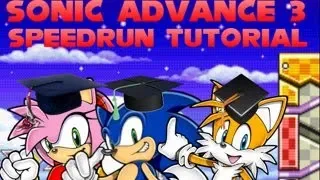 Sonic Advance 3 Speedrunning Tutorial: Basic Movement and Tag Actions