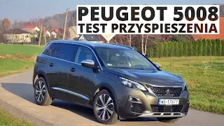 Peugeot 5008 2.0 BlueHDi 180 KM (AT) - acceleration 0-100 km/h