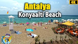 Konyaalt Beach Antalya | 4K | Antalya Beach Park | Turkey