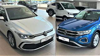 New Volkswagen Golf 2023 vs New Volkswagen T-ROC | Headlights comparison