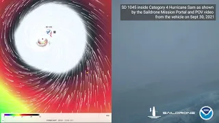 Drone Sails Into Category 4 Hurricane