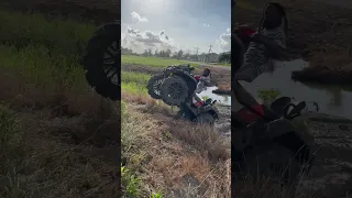 Almost flipped my can am 1000xmr