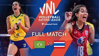 🇧🇷 BRA vs.  🇹🇭 THA - Full Match | Preliminary Phase | Women's VNL 2022