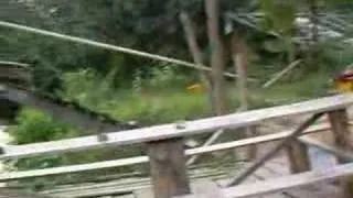 Tubing Vang Vieng, drunk guy falls down