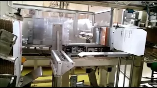 Vuototecnica vacuum ejector 150210 in action on automatic box, carton erecting and packing machine