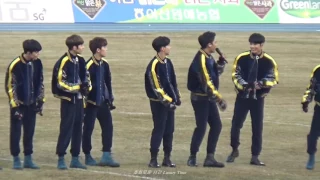 170311 아산무궁화 축구단 개막전 멘트 세븐틴(Seventeen) 호시 직캠 HOSHI FOCUS