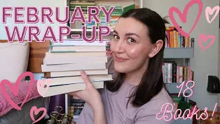 February Book Wrap Up 2023- The most books I've read in a month (18)