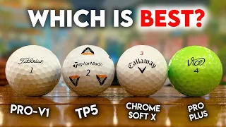 I was SHOCKED at the result...| Build My Bag | Golf Balls | Vice vs Pro-V1 vs TP5 vs Chrome Soft X