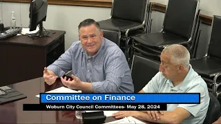 Woburn City Council Committees-  May 28, 2024