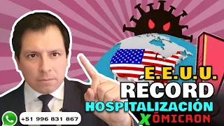 ALERTA ⚠️ - EEUU REGISTRA RÉCORD EN HOSPITALIZADOS POR ÓMICRON !!!