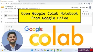 How to Open Google Colab Notebook (.ipynb) from Google Drive | (colab.research.google.com) | 2022