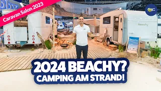 Der 2024 Beachy Messestand ☀️⛱️! | Caravan Salon Düsseldorf 2023 × Camperland Bong