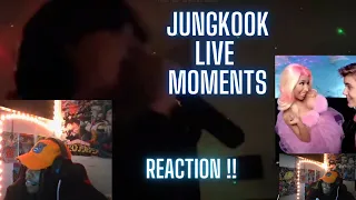 jungkook live moments i think about a lot REACTION: CHAOTIC AND ADORABLE