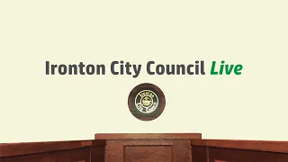 Ironton City Council Meeting; Thursday, April 28, 2022.