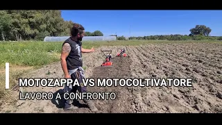 Motocoltivatore vs Motozappa LAVORO A CONFRONTO