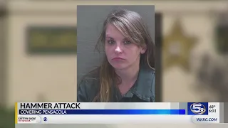 Pensacola woman charged with bloody Christmas Day attack with hammer