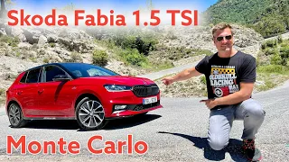 Skoda Fabia Monte Carlo 1.5 TSI (150 PS): Testfahrt  auf dem Col de Turini | Review | 2022