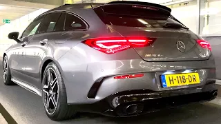 Mercedes AMG CLA 35 NIGHT Review Drive Sound Shooting Interior Infotainment