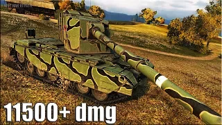 ОПАСНАЯ ПТ-САУ FV4005 Stage II 🌟 11500+ dmg 🌟 World of Tanks лучший бой на британской пт 10