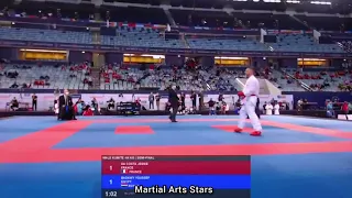 Best Male Semi Finals Kumite Highlights at World Karate Championship 2021 Dubai | Amazing Fighters 🔥