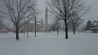 ☃️ Winter Storm Snow Walk in Cleveland, OH - 1 to 2 Feet of Snow Overnight! ❄️ (January 17, 2022)