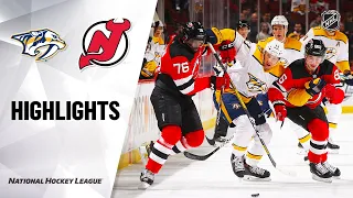 NHL Highlights | Predators @ Devils 1/30/20