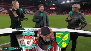 Liverpool vs Norwich 5-2 Ian Wright Review | What Did Jurgen Klopp Say After The Match?