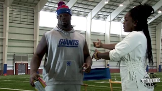 Giants Damon Snacks Harrison milly rocks, says Drake's music speaks to him and more