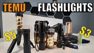 Temu Flashlight HAUL / Review! Are they good?