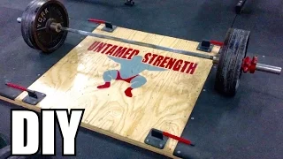 How To Build Your Own Deadlift Platform w/ Your Logo