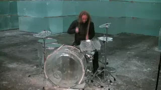 Hellacopters drummer trashes ice drum set - Part 1/2