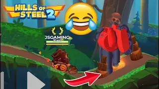 HILLS OF STEEL 2 : MAX LEVEL TANK WOODY WALLY CLEARED ALL 12 WAVES