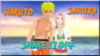 [MMD Naruto] Naruto and Sakura -Shake it off (Motion by むつごろう)