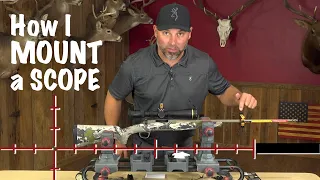 How I Mount  A Scope | Browning 6.8 Western | Leupold VX-6