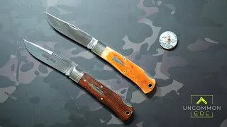 Fun Knife Friday with a pair of Great Eastern Cutlery (GEC) 72 Patterns - Cody Scout Lockback