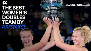 Krejcikova and Siniakova Defend Australian Open Women's Doubles Title! | Eurosport Tennis