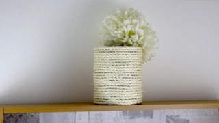 How to make a Nautical Rope Jar