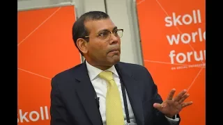 Mohamed N Nasheed: "I believe in human ingenuity" #SkollWF2017