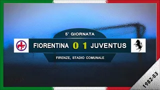 Serie A 1982-83, g05, Fiorentina - Juventus