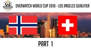 Norway vs Switzerland (Part 1) | Overwatch World Cup 2018: Los Angeles Qualifier