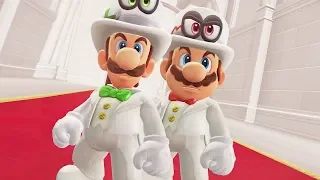 Super Mario Odyssey - Mario vs Luigi All Bosses Gameplay